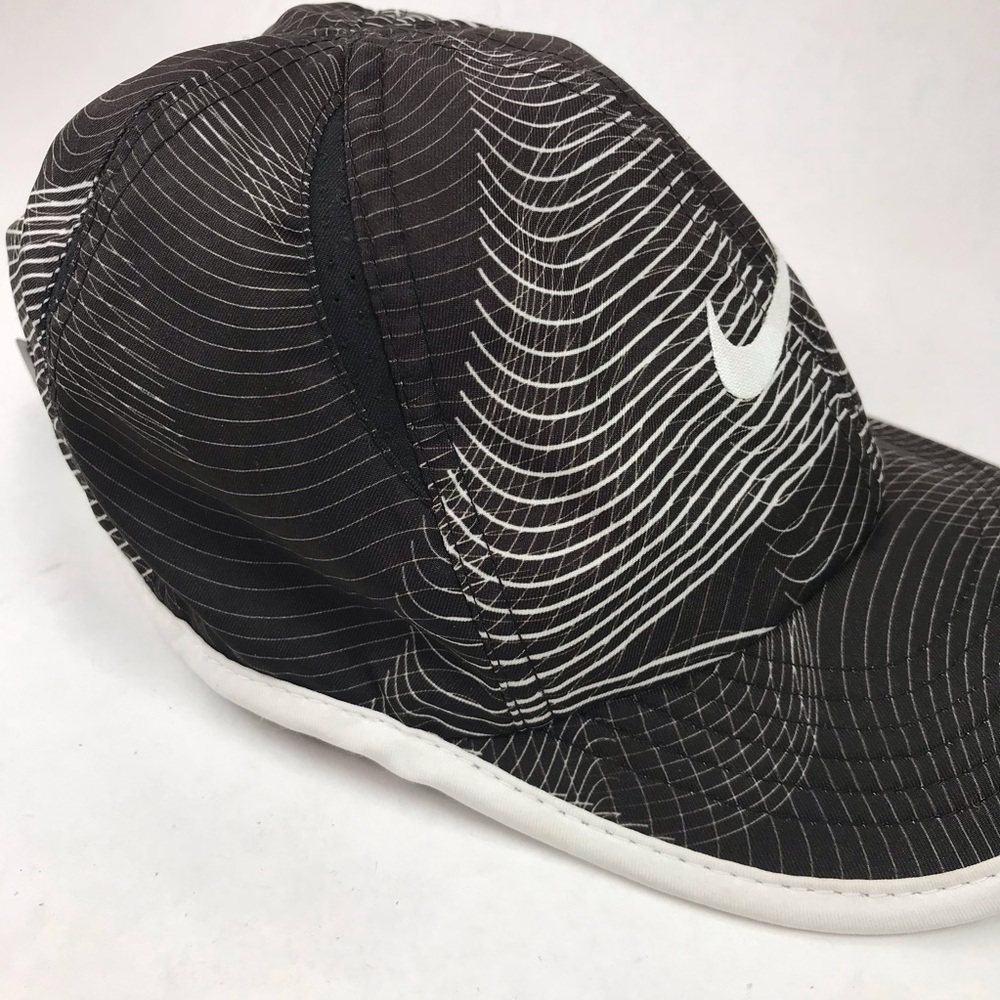 Nike Aerobill TODDLER Size Featherlight Dri-Fit Black White Hat Baseball - Picture 4 of 8